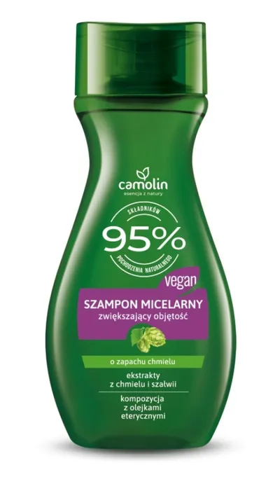 Camolin Szampon micelarny zwiększający objętość o zapachu chmielu