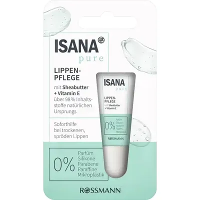 Isana Pure,  Lippenpflege (Balsam do ust)