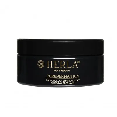 Herla The Moroccan Ghassoul Clay Purifying Face Mask (Oczyszczająca maska do twarzy z marokańską glinką Ghassoul)