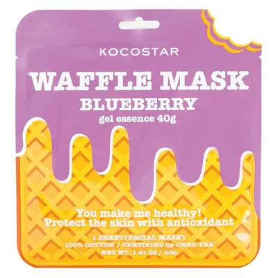 Kocostar Blueberry Waffle Mask (Antyoksydacyjna maska `Jagoda`)