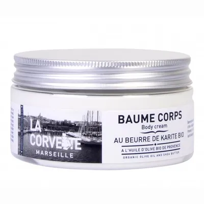La Corvette Baume Corps a l'Huile d'Olive et au Beurre de Karite Bio (Balsam do ciała na bazie oliwy z oliwek i masła Shea)