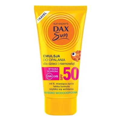 Dax Sun Emulsja do opalania dla dzieci i niemowląt SPF 50 wodoodporna