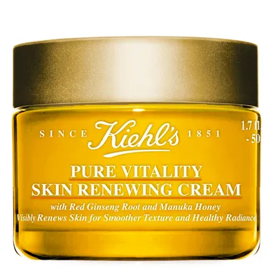 Kiehl's Pure Vitality Skin Renewing Cream (Wygładzająco-rozświetlający krem do twarzy)