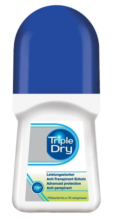 Triple Dry Anti-Perspirant 72h (Nieperfumowany antybakteryjny antyperspirant w kulce)
