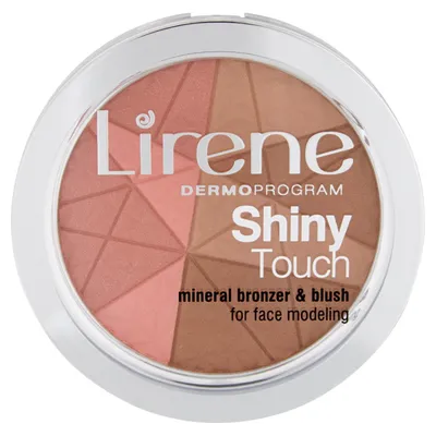 Lirene Dermoprogram Shiny Touch, Mineral Bronzer & Blush (Puder brązujący i róż w jednym)