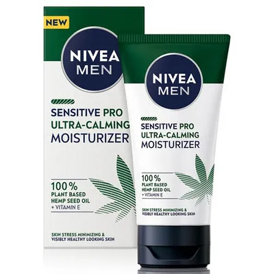 Nivea Men, Sensitive Pro, Ultra-Calming Moisturizer (Nawilżający krem do twarzy z olejem z konopi)