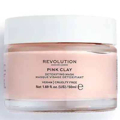 Revolution Skincare Pink Clay Detoxifying  Skin Mask (Maska do twarzy z różową glinką)