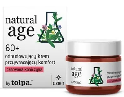 Natural Age Odbudowujący krem przywracający komfort 60+ `Czerwona koniczyna`