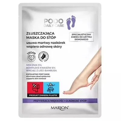Marion Podo Daily Care, Złuszczająca maska do stóp