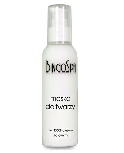 BingoSpa Maska do twarzy ze 100% olejem sojowym