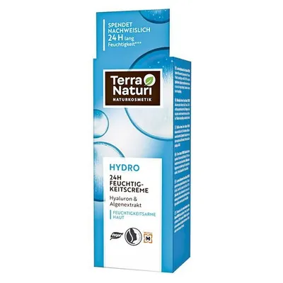Terra Naturi Hydro, 24h Feuchtigkeitscreme (Krem nawilżający 24 godzinny)