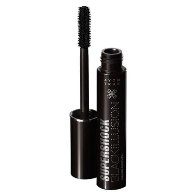 Avon Supershock, Bllack Illusion Mascara (Tusz do rzęs podkreślający barwę tęczówki)
