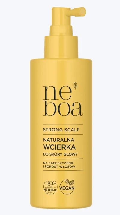 Neboa Strong Scalp, Naturalna wcierka do skóry głowy na zagęszczenie i porost włosów
