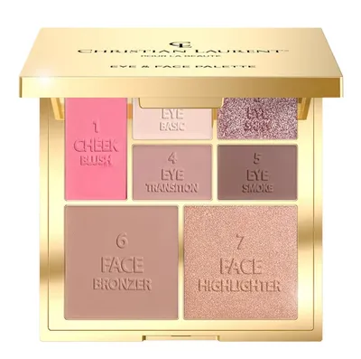 Christian Laurent Pour La Beaute Luxury Glam, Multifunkcyjna paleta do konturowania twarzy i makijażu oczu