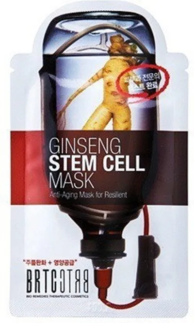BRTC Ginseng Stem Cell Mask (Maska z komórkami macierzystymi żeń-szenia)
