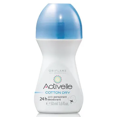Oriflame Activelle, Cotton Dry, Anti - Perspirant Deodorant 24h (Dezodorant antyperspiracyjny w kulce)