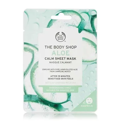 The Body Shop Aloe Calm Hydration Sheet Mask (Nawilżająca maska do twarzy w płachcie `Aloes`)