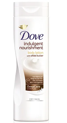 Dove Indulgent Nourishment, Shea Body Lotion (Odżywczy balsam do ciała)