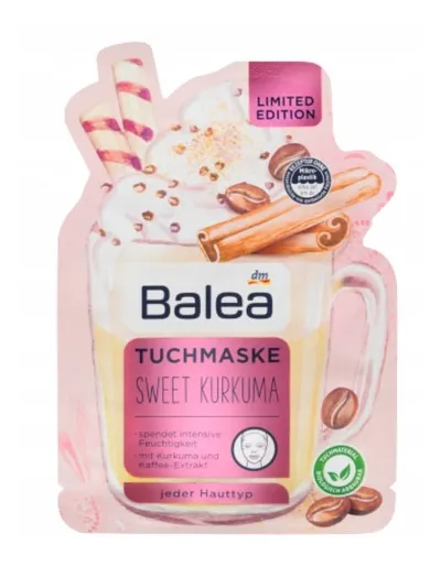 Balea Sweet Kurkuma Tuchmaske (Maska w płachcie)