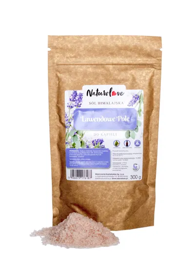 Naturolove Sól Himalajska do kąpieli 'Lawendowe Pole'
