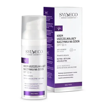 Sylveco Dermo, Naczynka, Krem uszczelniający naczynka na dzień SPF50