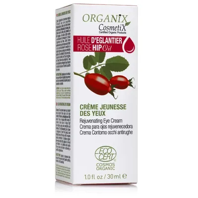 B4U Labs Rose Hip Oil Rejuvenating Eye Cream (Odmładzający krem pod oczy z olejkiem różanym)