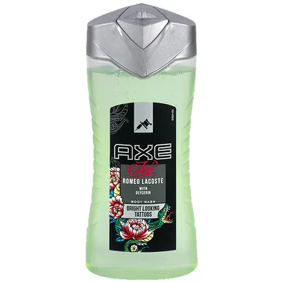 AXE Ink Romeo Lacoste with Glycerin Bright Looking Tattos Bodywash (Żel pod prysznic z gliceryną dbający o tatuaże)