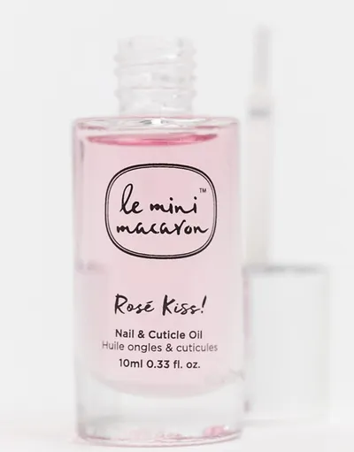Le Mini Macaron Rose Kiss Nail & Cuticle Oil (Olejek do paznokci i skórek)
