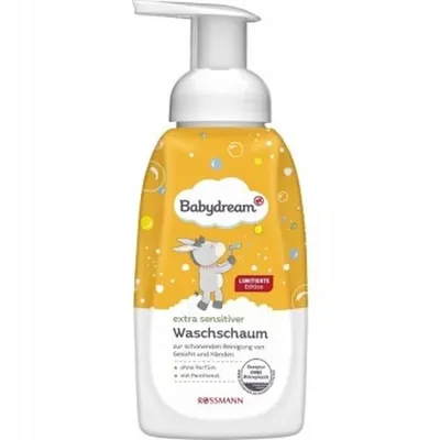 Babydream Extra sensitiver Waschschaum (Delikatna pianka do mycia twarzy i rąk)