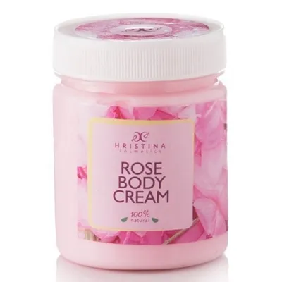 Hristina Rose Body Cream (Naturalny krem do ciała z dodatkiem róży)