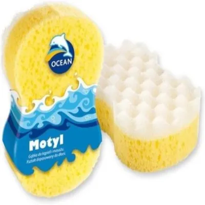 Ocean Gąbka do kąpieli i masażu `Motyl`