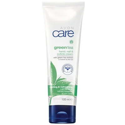 Avon Care, Green Tea, Hand, Nail & Cuticle Cream (Nawilżająco-odświeżający krem do rąk, skórek i paznokci)