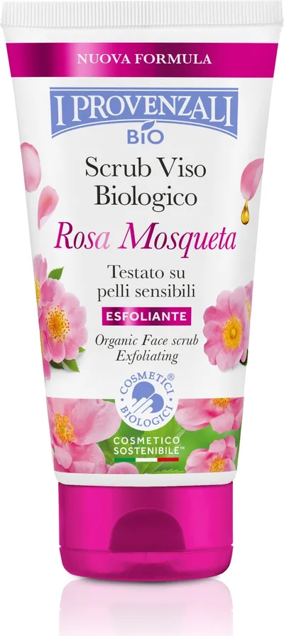 I Provenzali Rosa Mosqueta, Scrub Viso Biologico Esfoliante (Peeling do twarzy)