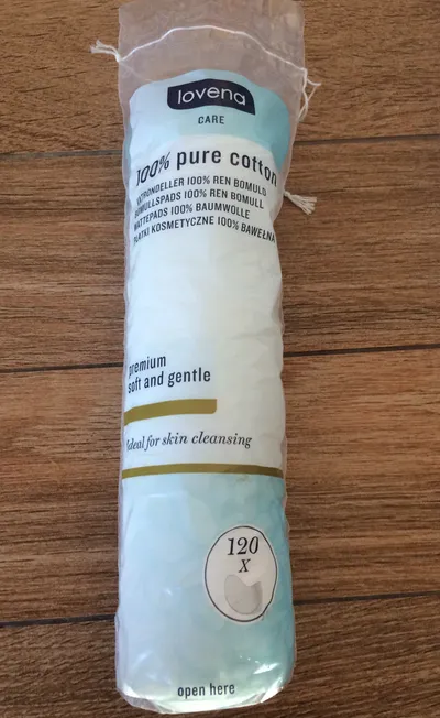 Lovena Care, 100% Pure Cotton Pads (Płatki kosmetyczne)