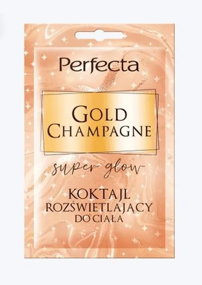 Perfecta Gold Champagne Super Glow, Koktajl rozświetlający do ciała