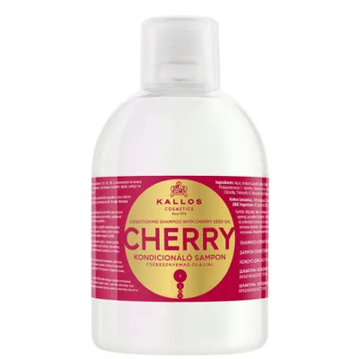 Kallos KJMN, Cherry, Kondycjonujący Szampon z olejem z pestek Czereśni
