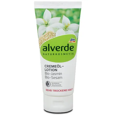 Alverde Cremeöl-Lotion Jasmin Sesam (Balsam do ciała `Jaśmin i sezam`)