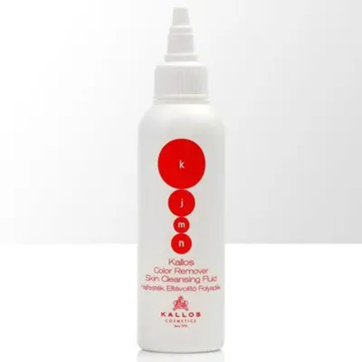Kallos KJMN, Color Remover Skin Cleansing Fluid (Płyn usuwający farbę do włosów ze skóry)