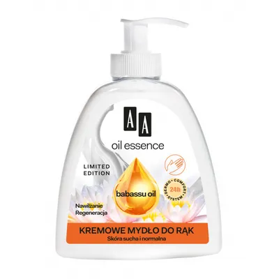 AA Oil Essence, Kremowe mydło do rąk skóra sucha i normalna