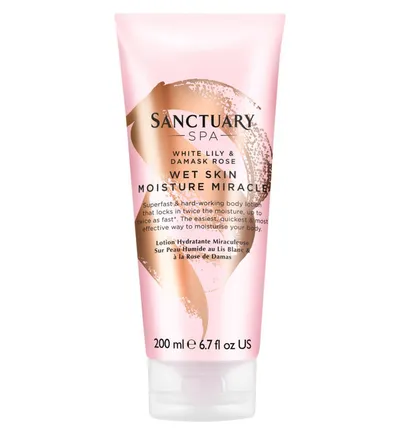 The Sanctuary Spa, White Lily & Damask Rose, Wet Skin Moisture Miracle (Krem do ciała)