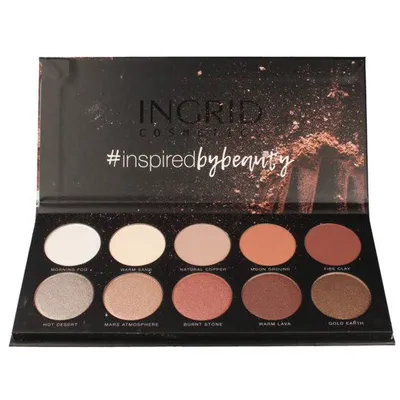 Ingrid Cosmetics #Inspiredbybeauty, Nude of Natural Beauty Eyeshadow Palette (Paleta cieni do powiek)