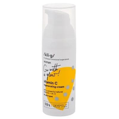 Kili·g Go with a Glow! Woman Vitamin C, Regenerating Cream (Regenerujące krem z witaminą C)