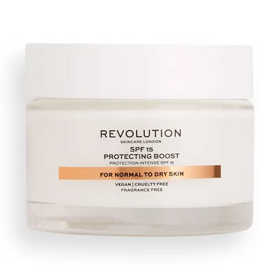Revolution Skincare Protecting Boost  SPF15 for Normal to Oily Skin (Krem do twarzy cera tłusta i normalna)