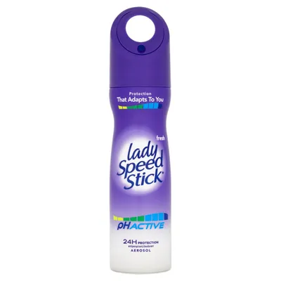 Lady Speed Stick pH Active, Fresh Deo Spray 24h (Antyperspirant w sprayu)