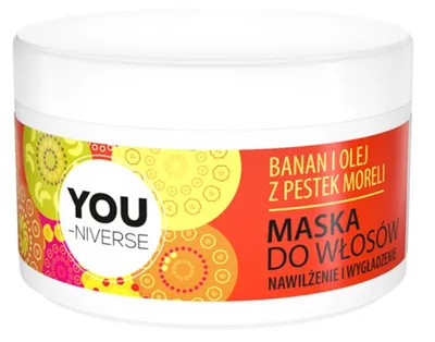You-Niverse Maska do włosów `Banan i olej z pestek moreli - nawilżenie i wygładzenie`
