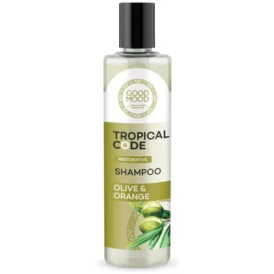 Good Mood Tropical Code Restorative Shampoo Olive & Orange (Szampon do włosów z oliwą z oliwek i ekstraktem z kwiatów pomarańczy)