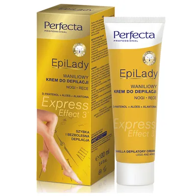 Perfecta Epilady, Waniliowy krem do błyskawicznej depilacji ciała `Express`
