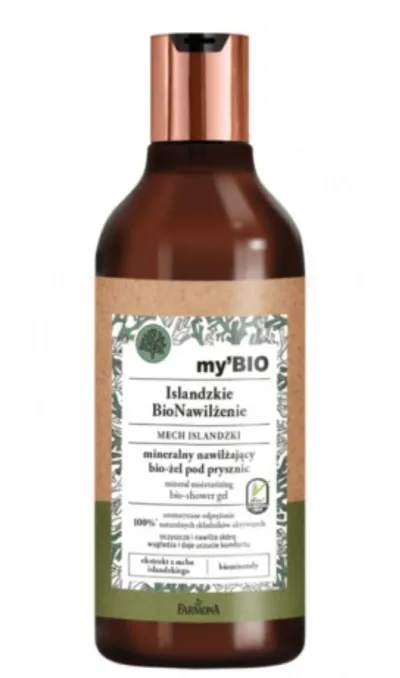 my'Bio Mineralny nawilżający bio-żel pod prysznic `Islandzkie bioNawilżenie`