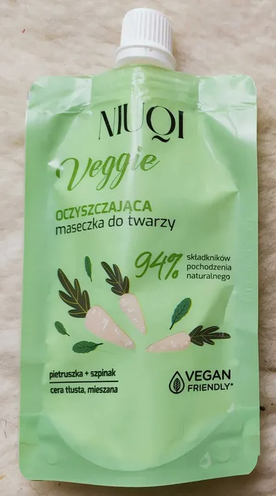 Niuqi Veggie, Oczyszczająca maseczka do twarzy