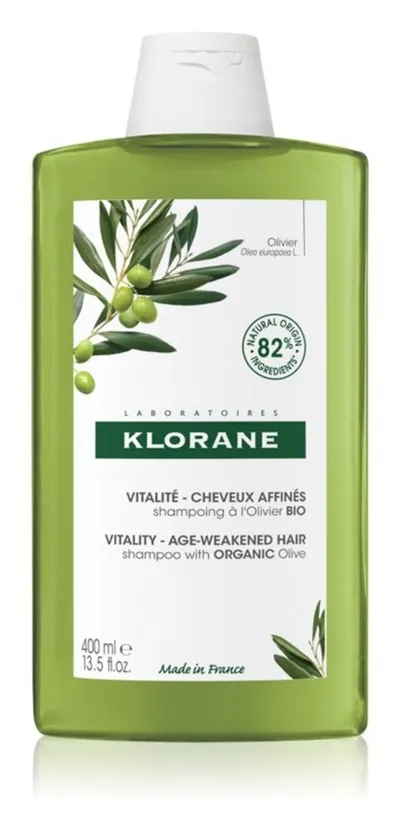 Klorane Vitality Age-Weakened Hair Shampoo with Organic Olive (Szampon regenerujący do włosów dojrzałych)